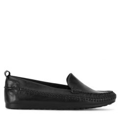 Mokasyny Lasocki. Czarne mokasyny damskie Lasocki, bez obcasa. Za 189.99 zł.