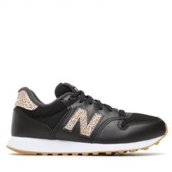 Buty do chodzenia damskie New Balance 500. Czarne obuwie sportowe damskie New Balance, z materiału, bez zapięcia, trekkingowe. Za 354.50 zł.