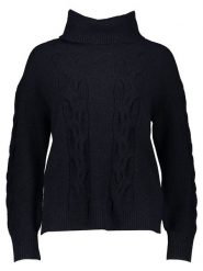 Gerry Weber Sweter w kolorze czarnym rozmiar: 44. Czarne golfy damskie Gerry Weber, ze splotem, bez kołnierzyka. Za 166.88 zł.