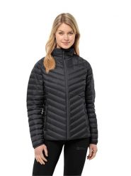 Jack Wolfskin Kurtka puchowa "Passamani" w kolorze czarnym rozmiar: XS. Czarne kurtki damskie Jack Wolfskin, xs, bez wzorów, z materiału, bez kaptura. Za 373.35 zł.