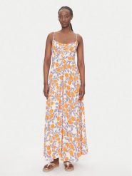 Maaji Sukienka letnia Western Orange Flower Sia PT2748CLD001 Pomarańczowy Regular Fit. Brązowe sukienki damskie Maaji, bez wzorów, z wiskozy, bez ramiączek. Za 409.99 zł.
