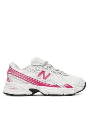 New Balance Sneakersy G7407CK Biały. Białe buty sportowe dziewczęce New Balance, z materiału, bez zapięcia. Za 449.99 zł.