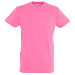 Koszulka Unisex Dla Dorosłych Z Bawełny Imperial Ringspun. Czerwone bluzki damskie SOL'S, s, bez wzorów, z bawełny, sportowe, bez kołnierzyka, bez ramiączek. Za 41.99 zł.