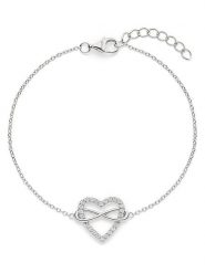 S.Oliver Srebrna bransoletka z elementem ozdobnym rozmiar: onesize. Szare bransoletki damskie S.Oliver, srebrne. Za 121.99 zł.