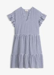 Sukienka mini z kory. Białe sukienki damskie bonprix, bez wzorów, bez ramiączek. Za 79.99 zł.