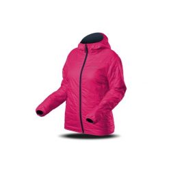 Kurtka Trimm DOUBLE LADY. Czerwone kurtki sportowe damskie TRIMM, bez wzorów, z kapturem. W wyprzedaży za 280.00 zł.