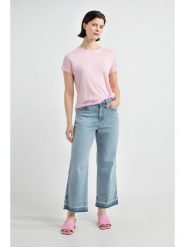 Josephine & Co Koszulka "Joan" w kolorze jasnoróżowym rozmiar: XS. Różowe bluzki damskie Josephine & Co, xs, bez wzorów, ze lnu, bez kołnierzyka, bez ramiączek. Za 95.99 zł.