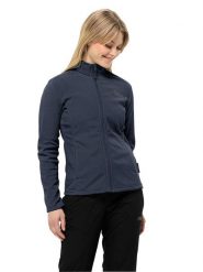 Jack Wolfskin Kurtka polarowa "Taunus" w kolorze granatowym rozmiar: XS. Niebieskie kurtki damskie Jack Wolfskin, xs, z materiału, bez kołnierzyka. Za 175.67 zł.