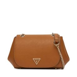 Torebka Guess. Brązowe torebki klasyczne damskie Guess, bez dodatków. Za 399.99 zł.
