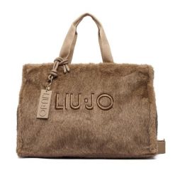 Torebka Liu Jo. Brązowe shopper bag Liu Jo, bez wzorów, bez dodatków. Za 499.99 zł.