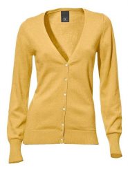 Heine Kardigan w kolorze musztardowym rozmiar: 42. Żółte kardigany damskie Heine, bez wzorów, z bawełny. Za 104.99 zł.