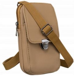 Mini torebka damska Rovicky DHN-201-CLB khaki. Brązowe torebki klasyczne damskie ROVICKY, ze skóry ekologicznej, na ramię, bez dodatków. Za 59.99 zł.