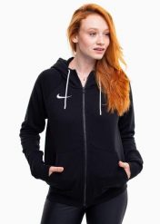 Bluza sportowa damska Nike Wmns Park 20. Białe bluzy damskie Nike, s, bez wzorów, z bawełny, z kapturem. Za 399.99 zł.
