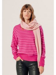 Rodier Kaszmirowy sweter w kolorze różowym rozmiar: S. Różowe swetry klasyczne damskie Rodier, s, z kaszmiru, bez kołnierzyka. Za 543.99 zł.