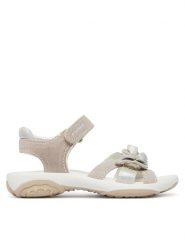 Primigi Sandały 1383711 M Beżowy. Brązowe sandały dziewczęce Primigi, ze skóry, bez obcasa, bez zapięcia. Za 249.99 zł.