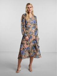 YAS Sukienka koktajlowa 26029753 Fioletowy Standard Fit. Fioletowe sukienki damskie YAS, bez wzorów, z syntetyku, wizytowe, bez ramiączek. Za 229.99 zł.