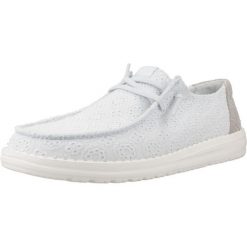 HEYDUDE Damskie Mokasyny Wendy Eyelet Lace. Niebieskie mokasyny damskie Hey dude, z materiału, bez obcasa. Za 199.00 zł.
