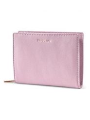 Puccini Skórzany portfel "Zen" w kolorze jasnoróżowym - 13 x 10 x 2 cm rozmiar: onesize. Różowe portfele damskie Puccini, bez wzorów, z materiału. Za 196.70 zł.