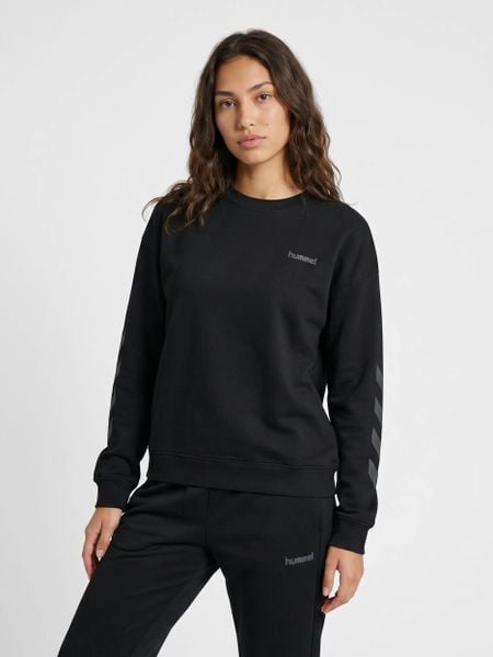 Bluza damska Hummel Keeper Chevron. Czarne bluzy damskie Hummel, m, bez wzorów, z bawełny, bez kaptura. Za 200.16 zł.