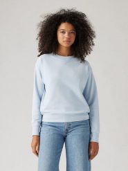Levi´s Bluza w kolorze błękitnym rozmiar: M. Niebieskie bluzy damskie m, bez wzorów, z bawełny, bez kaptura. Za 118.56 zł.