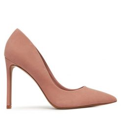 Szpilki Aldo. Brązowe szpilki damskie ALDO, bez wzorów, bez obcasa, na szpilce, bez zapięcia. Za 299.99 zł.