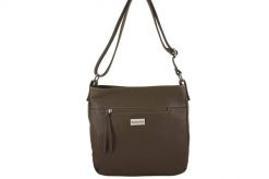 Listonoszka skórzana BARBERNI'S c. beżowa 984-9. Brązowe shopper bag Barberinis, bez wzorów, ze skóry, małe, bez dodatków. Za 269.99 zł.