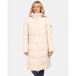 Damski płaszcz ocieplany Kilpi SALI-W. Brązowe płaszcze damskie Kilpi, bez wzorów, bez kaptura. Za 1,041.73 zł.