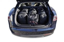 Torby Do Bagażnika Tesla Model S Ev 2012-2016 4Szt Kjust. Czarne torby podróżne KJUST, bez wzorów, z kauczuku. Za 1,332.00 zł.