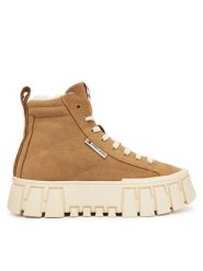 Tommy Jeans Sneakersy Tjw Vulc Flatform Suede Wl EN0EN02894 Brązowy. Brązowe obuwie sportowe damskie Tommy Jeans, z jeansu, bez zapięcia. Za 439.99 zł.