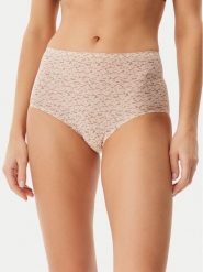 Chantelle Figi klasyczne z wysokim stanem Soft Stretch C11D70 Beżowy. Brązowe figi Chantelle, bez wzorów, z syntetyku. Za 99.99 zł.