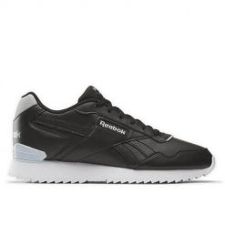 Buty do chodzenia damskie Reebok Royal Glide Ripple Clip. Czarne obuwie sportowe casual damskie Reebok, z materiału, trekkingowe, Reebok Royal. W wyprzedaży za 336.00 zł.