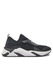 Guess Sneakersy FLPGAX FAB12 Czarny. Czarne obuwie sportowe damskie Guess, ze skóry, bez zapięcia. W wyprzedaży za 269.99 zł.