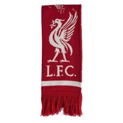 SZALIK LIVERPOOL FC. Białe szaliki damskie Adidas, bez wzorów, z dzianiny. Za 109.00 zł.