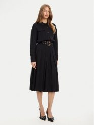 Marciano Guess Sukienka koktajlowa 5YGK32 7356A Czarny Regular Fit. Czarne sukienki damskie Marciano Guess, z aplikacjami, z wiskozy, wizytowe, bez ramiączek. Za 1,289.00 zł.