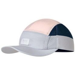 Czapka z daszkiem biegowa unisex Buff 5 Panels Light Grey ochrona UV. Szare czapki z daszkiem damskie Buff, bez wzorów. W wyprzedaży za 127.43 zł.