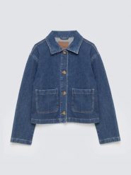 Kurtka damska jeansowa granatowa Aubrey 547. Niebieskie kurtki damskie Big Star, na lato, l, bez wzorów, z bawełny, bez kaptura. Za 329.99 zł.