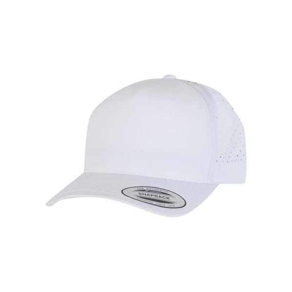 Czapka 5-panelowa Flexfit Yp Classic. Szare czapki damskie FLEXFIT, bez wzorów, z materiału. Za 151.00 zł.