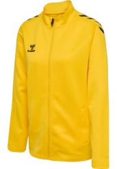 Damska bluza dresowa zapinana na zamek Hummel Core XK. Żółte bluzy damskie Hummel, xl, bez wzorów, z dresówki, bez kaptura. Za 178.40 zł.