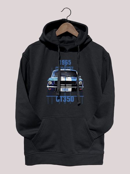 Ford Mustang — bluza (Rozmiar: XXL; Kolor bluzy: czarny; Rodzaj nadruku: Mustang). Czarne bluzy niemowlęce nikiniki, bez wzorów, z bawełny, bez kołnierzyka, bez ramiączek, z kapturem. Za 159.00 zł.