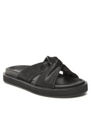 Lasocki Klapki WI16-4808-06 Czarny. Czarne klapki damskie Lasocki, bez wzorów, z nubiku, bez obcasa, bez zapięcia. Za 169.99 zł.