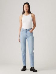 Levi's Dżinsy - Slim fit - w kolorze błękitnym rozmiar: W31/L32. Niebieskie jeansy damskie Levi's, z podwyższonym stanem. Za 242.13 zł.