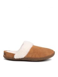 Sorel Kapcie Nakiska Slide II NL3655 Brązowy. Brązowe kapcie damskie Sorel, ze skóry. Za 219.99 zł.