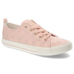 Różowe Trampki Big Star Modne Buty Damskie. Czerwone trampki damskie Big Star, bez wzorów, bez zapięcia. Za 159.00 zł.