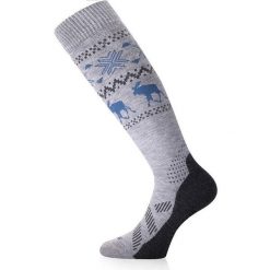 Skarpety narciarskie uniseks Lasting FWW 858 Merino 85%. Szare skarpetki damskie LASTING, bez wzorów, z wełny. W wyprzedaży za 139.90 zł.