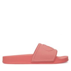 Klapki Liu Jo. Czerwone klapki damskie Liu Jo, bez wzorów, bez obcasa, bez zapięcia. Za 139.99 zł.