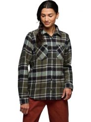 Black Diamond Koszula flanelowa "Projekt" w kolorze zielono-czarnym rozmiar: XS. Czarne koszule damskie Black Diamond, xs, bez wzorów, z bawełny, bez kołnierzyka, bez ramiączek. Za 180.06 zł.