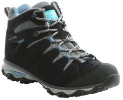 Buty turystyczne damskie Karrimor Rona Mid. Niebieskie obuwie trekkingowe damskie Karrimor, z materiału, bez zapięcia. Za 269.99 zł.