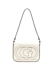 Guess Torebka Ruby HWNG97 40190 Kremowy. Białe listonoszki damskie Guess, ze skóry, bez dodatków. Za 544.99 zł.