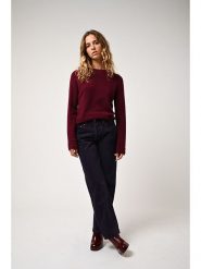 AUTHENTIC CASHMERE Kaszmirowy sweter "Ecrin" w kolorze bordowym rozmiar: M. Czerwone swetry klasyczne damskie AUTHENTIC CASHMERE, m, z kaszmiru, bez kołnierzyka. Za 257.95 zł.
