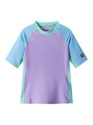 Reima Koszulka do pływania Joonia 5200138E Fioletowy. Fioletowe koszulki i t-shirty dziewczęce Reima, bez wzorów, z syntetyku, bez kołnierzyka, bez ramiączek. Za 159.99 zł.